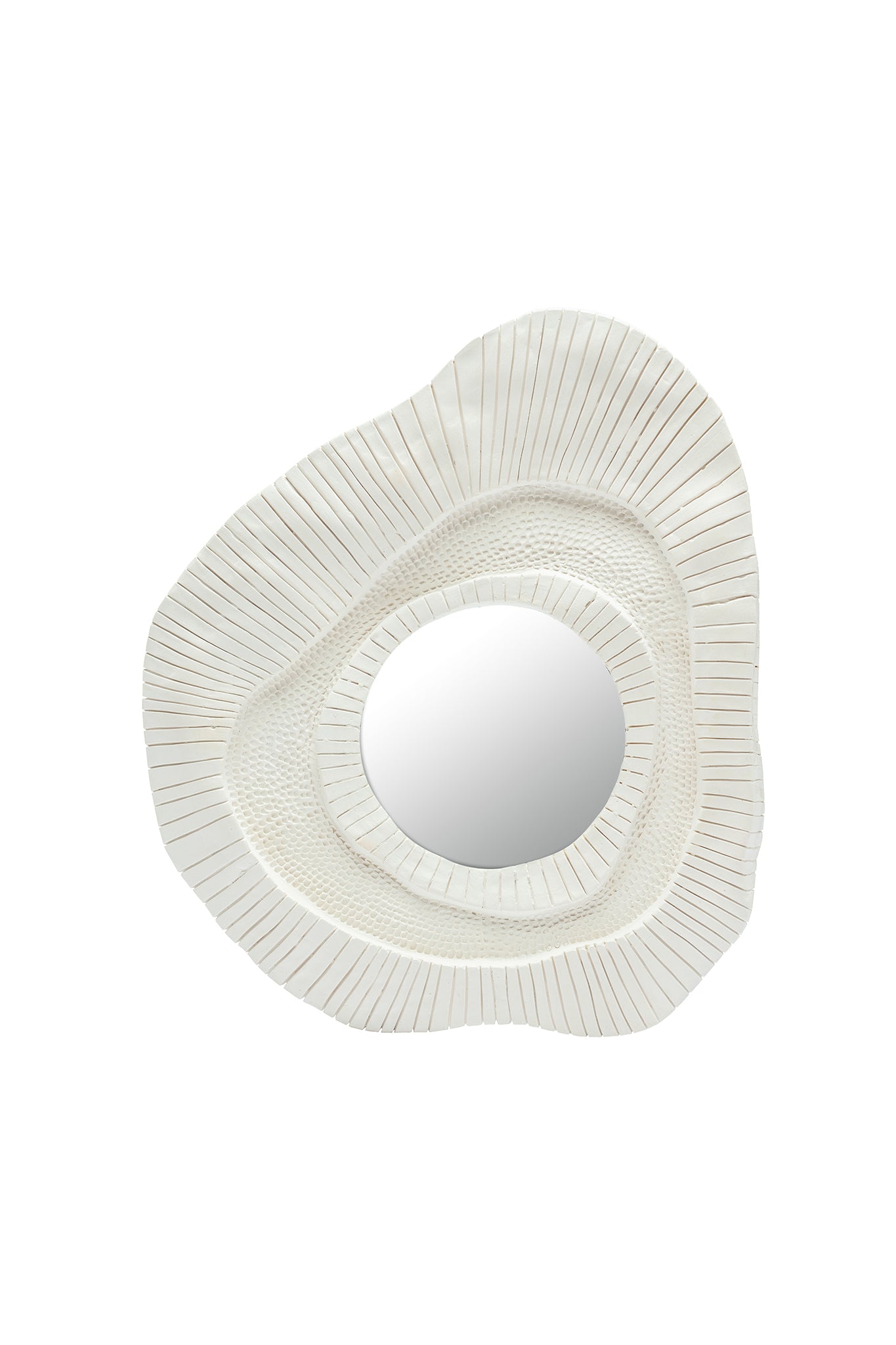 French Plaster Sunburst Mirror, Medium #2