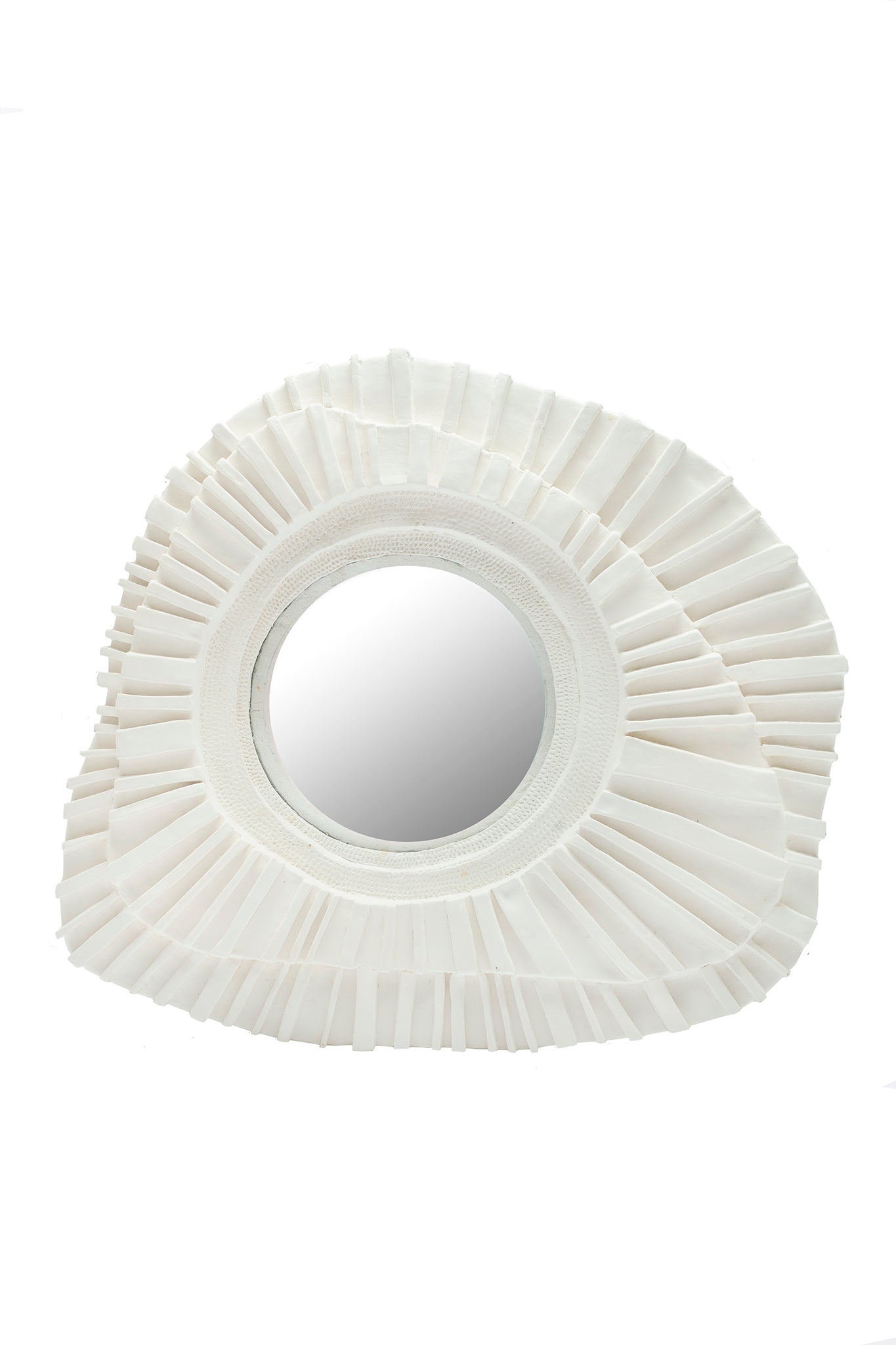 French Plaster Sunburst Mirror, Large #2