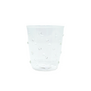 Clear Dotted Cocktail Glass 