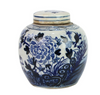 Blue and White Mini Jar Flower Blossom