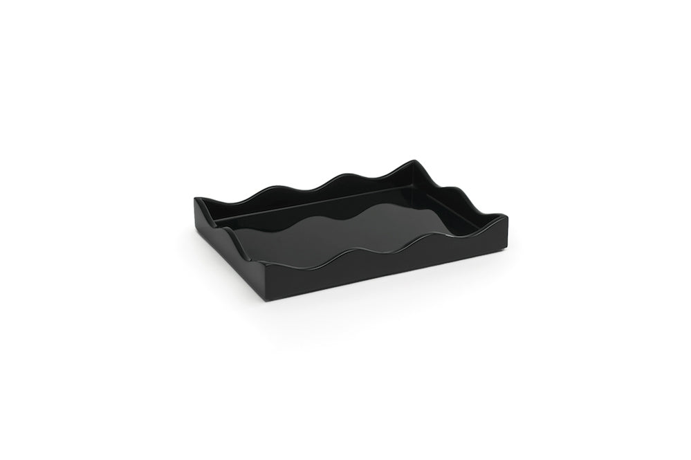 Small Lacquer Tray, Black, by The Lacquer Company