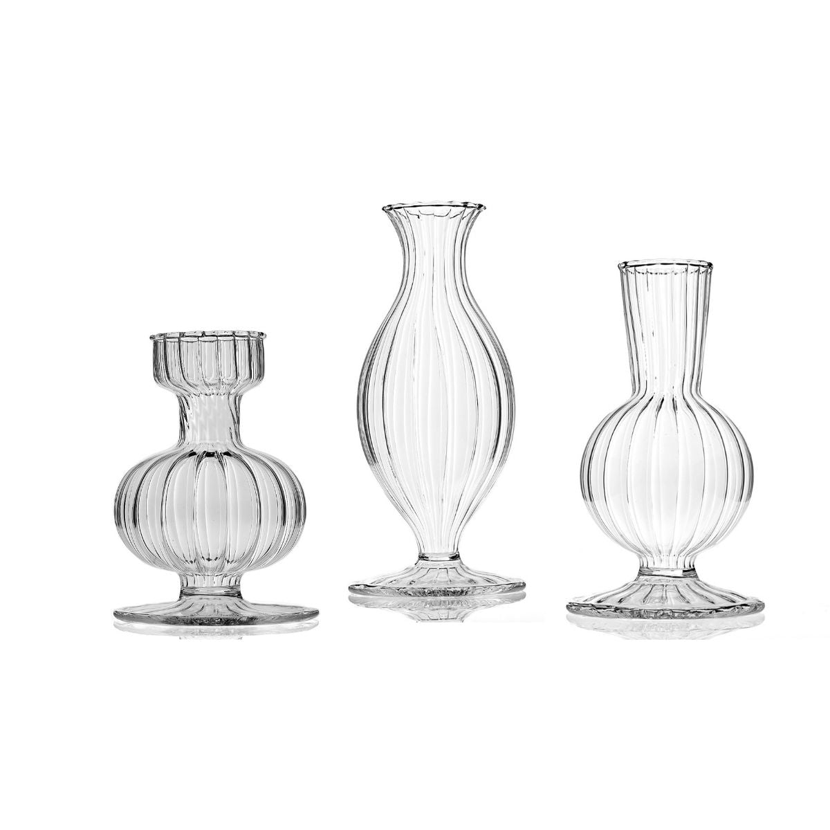 Small Boutique Vases, Set of 3