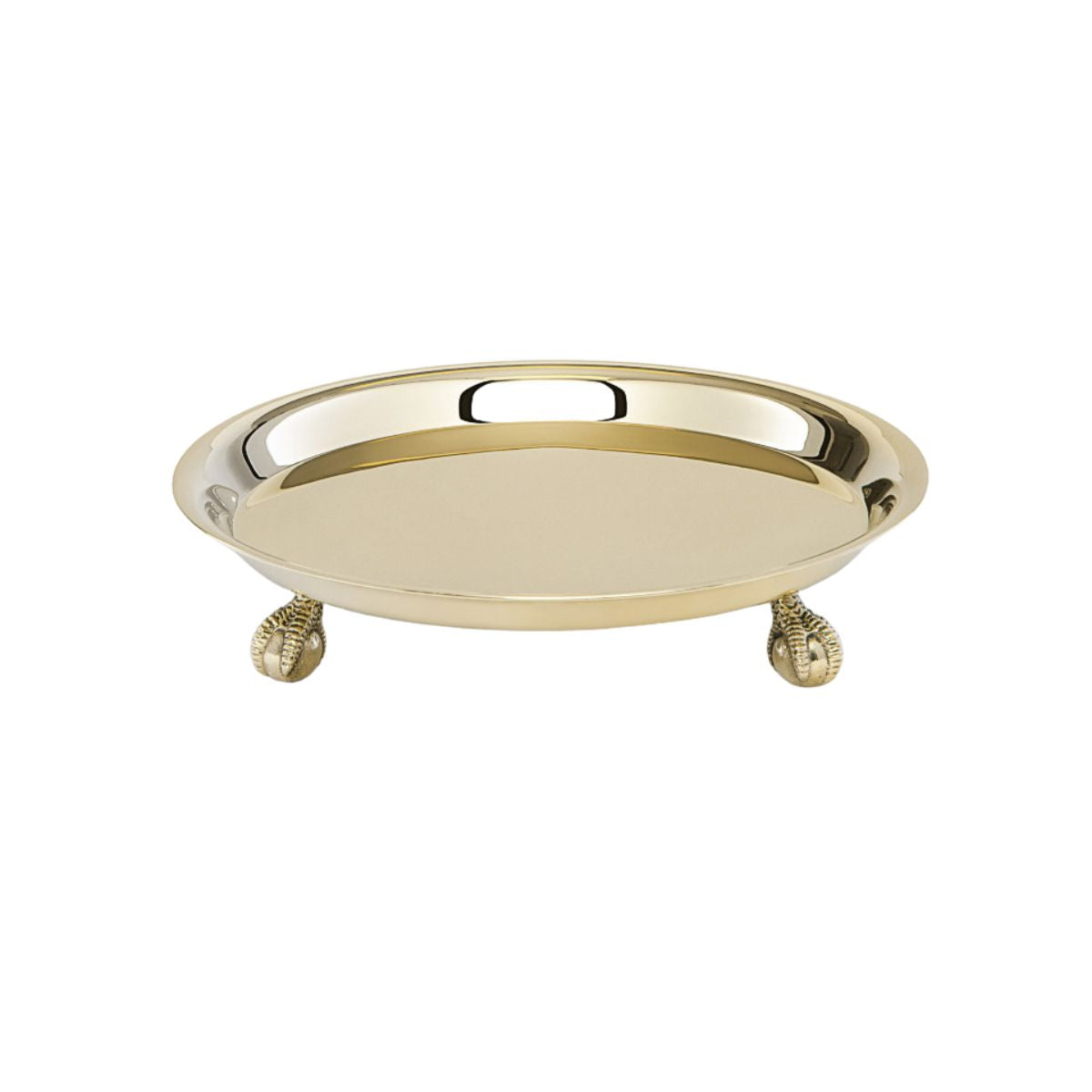 Clawfooted Brass Tray