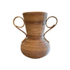 Large Sculptural Rattan Vase