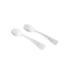 Melamine Salad Servers , White