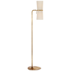 Hand-Rubbed Antique Brass Floor Lamp 