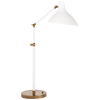 White and Brass Contrast Table Lamp 