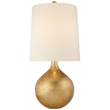 Round Gold Base Table Lamp 