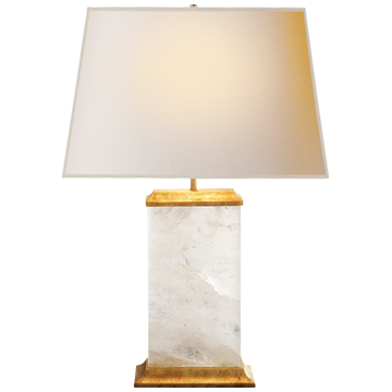 Natural Quartz Base Table Lamp 
