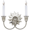 Double Silver Sconce 