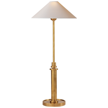 Hand Rubbed Antique Gold Buffet Lamp 