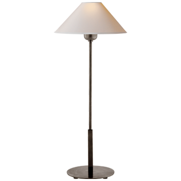 Bronze Finish Slim Neck Table Lamp 