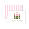 Let's Pop the Bubbly Champagne Congrats Card