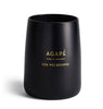 Agape Black Matte Glass Candle