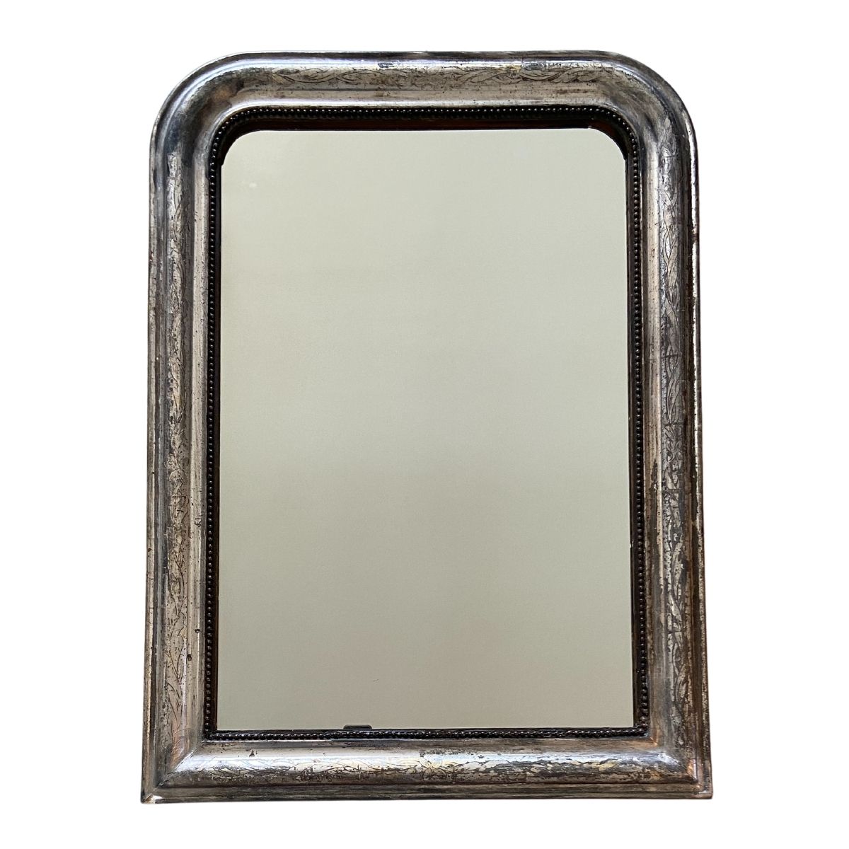 Eloquence®  Louis Philippe Mirror in Etched Silver Finish