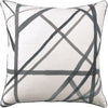 Channels Pillow, Ebony, Pair