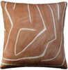 Graffito Pillow, Salmon, Pair