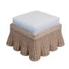 Scallop Square Ottoman