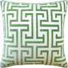 Ming Trail Pillow, Green, Pair