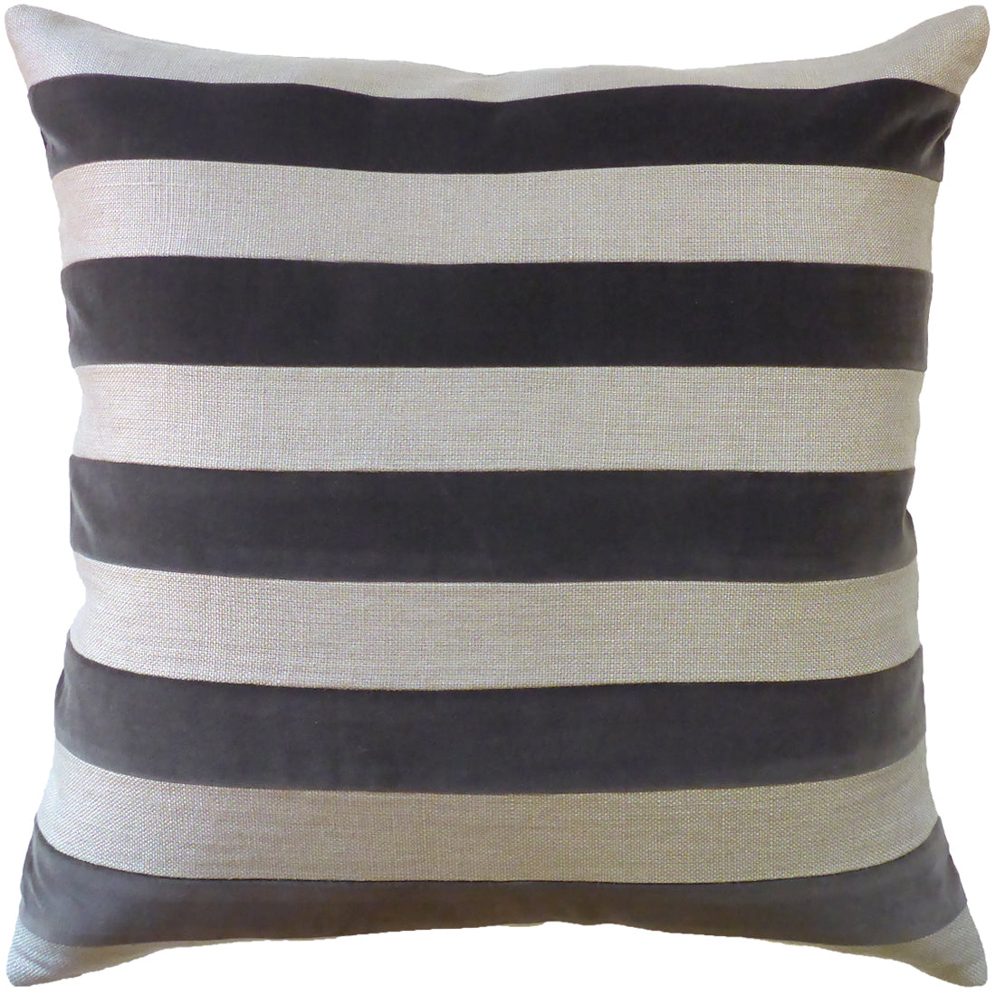 Parker Stripe Pillow, Taupe, Pair